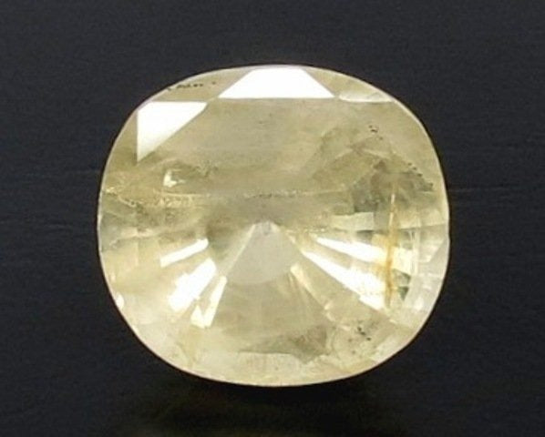 8.57/CT Natural Yellow Sapphire With Govt Lab Certificate (12210)