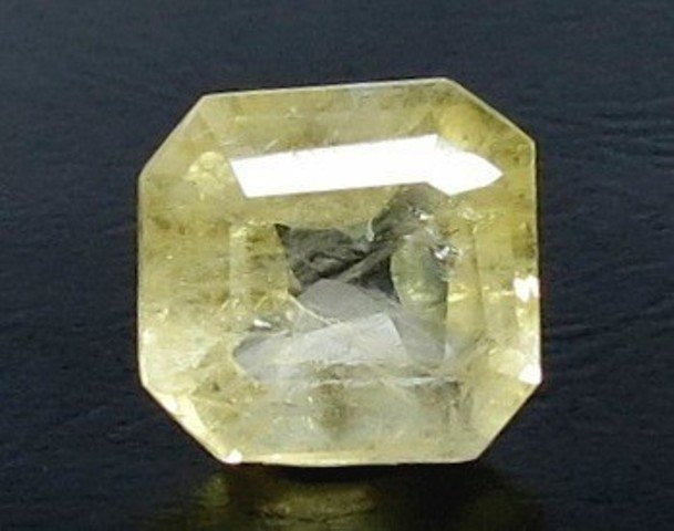 3.04/CT Natural Yellow Sapphire With Govt Lab Certificate (23310)
