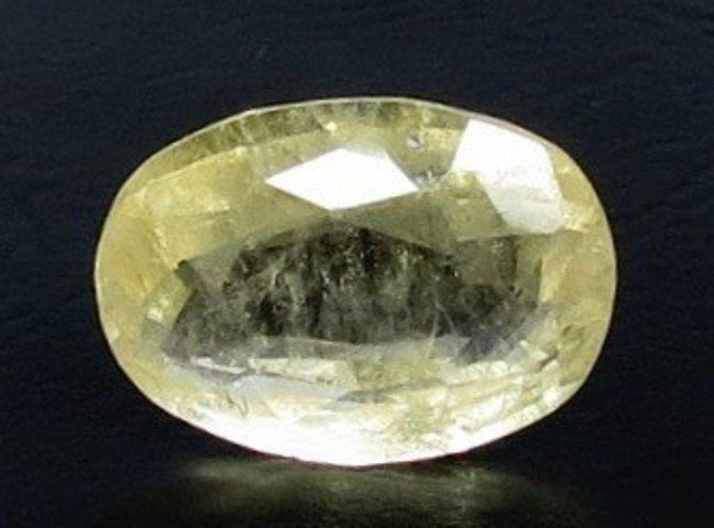 3.16/CT Natural Yellow Sapphire With Govt Lab Certificate (12210)