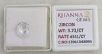 Load image into Gallery viewer, 3.73/CT Natural Zircon with Govt. Lab certificate-12061D48995