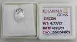 Load image into Gallery viewer, 4.77/CT Natural Zircon with Govt. Lab certificate-12061D49005