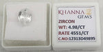 Load image into Gallery viewer, 4.98/CT Natural Zircon with Govt. Lab certificate-12313D49895