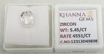 Load image into Gallery viewer, 5.45/CT Natural Zircon with Govt. Lab certificate-12313D49898