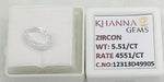 Load image into Gallery viewer, 5.51/CT Natural Zircon with Govt. Lab certificate-12313D49905