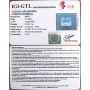 10.61/CT Natural Aquamarine with Govt Lab Certificate-5661