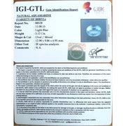 5.12/CT Natural Aquamarine with Govt Lab Certificate-5661