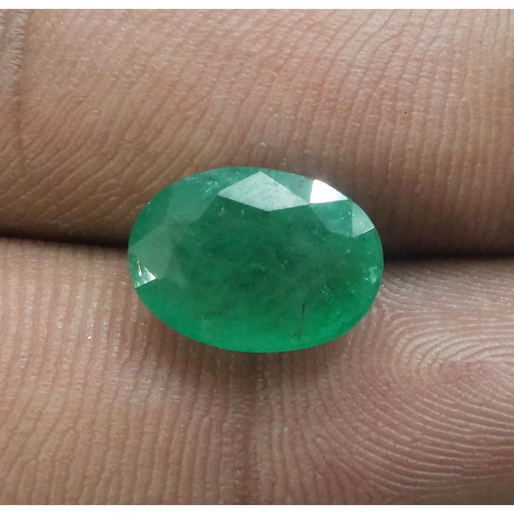 3.82/CT Natural Emerald Stone with Govt. Lab Certificate  (12210)