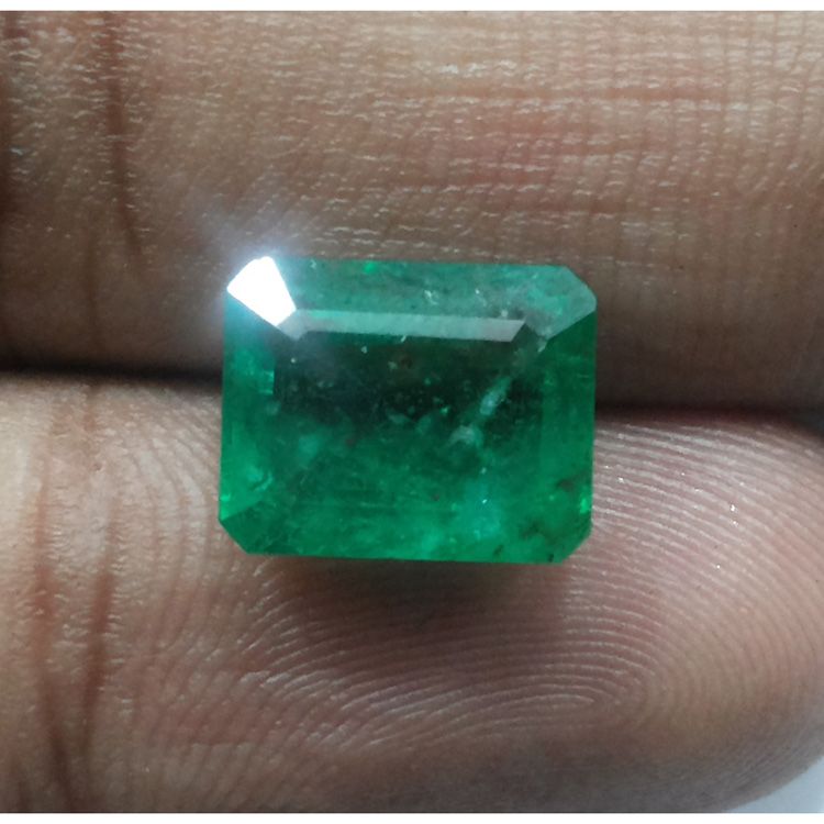 4.63 Ratti Natural Panna Stone with Govt. Lab Certificate  (56610)