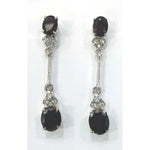 Load image into Gallery viewer, Silver Earring Zircon Garnet-E223-5025