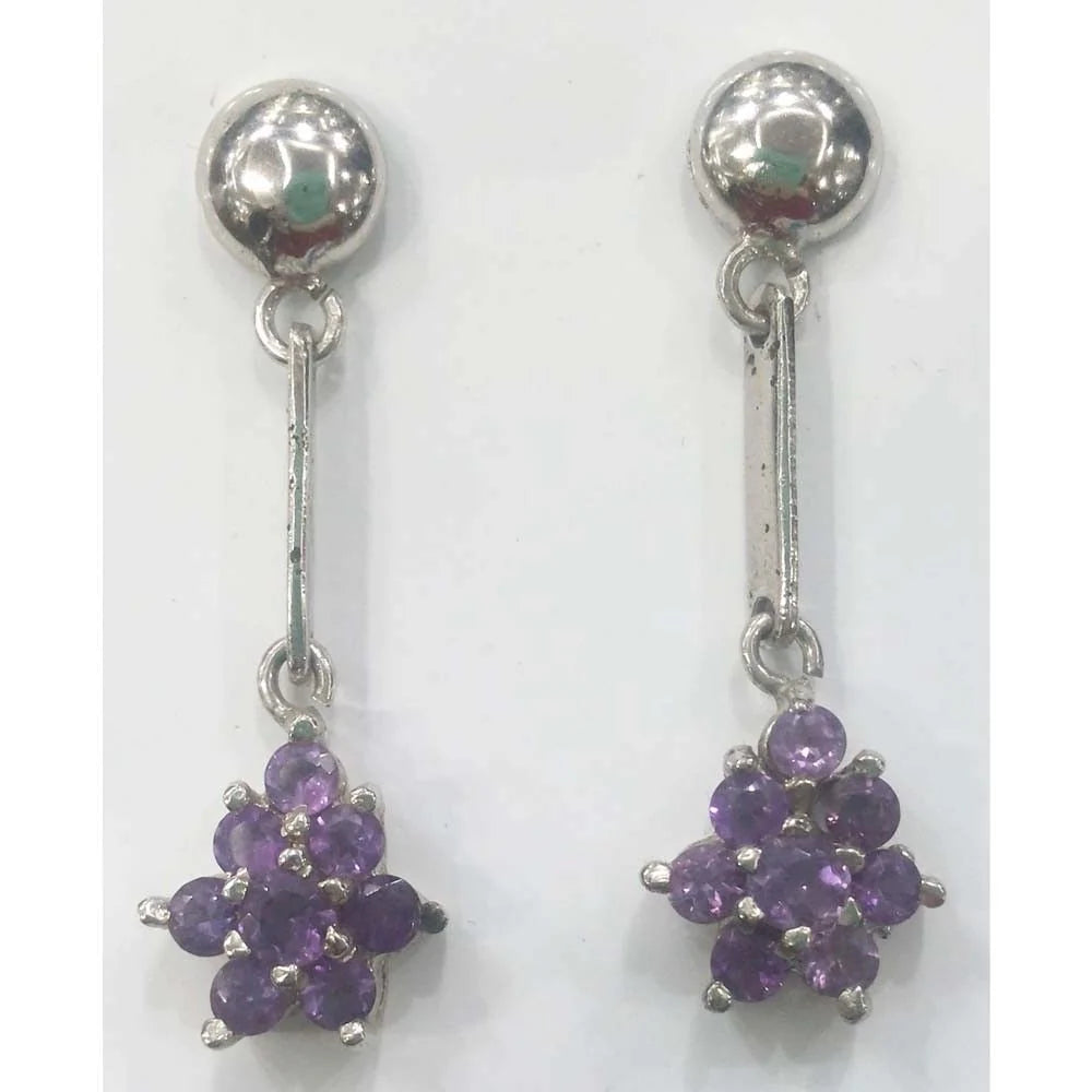 Amethyst Silver Tops
