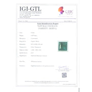 2.87/CT Natural Panna Stone with Govt. Lab Certificate (6771)