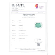 3.82/CT Natural Emerald Stone with Govt. Lab Certificate  (12210)