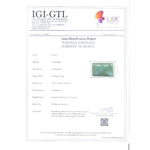 Load image into Gallery viewer, 4.83/CT Natural Panna Stone with Govt. Lab Certificate (8991)
