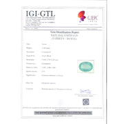 3.52 Natural govt lab certified Colombian Emerald (45510)