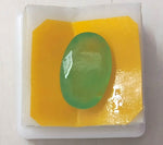 Load image into Gallery viewer, 7.68/CT Natural Panna Stone with Govt. Lab Certificate-12210
