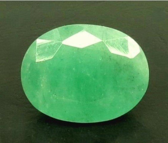 7.69/CT Natural Panna Stone with Govt. Lab Certificate-2331