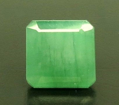 7.53/CT Natural Panna Stone with Govt. Lab Certificate-3441