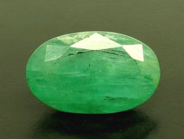 5.67/CT Natural Panna Stone with Govt. Lab Certificate-4551