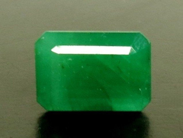 6.61/CT Natural Panna Stone with Govt. Lab Certificate-6771