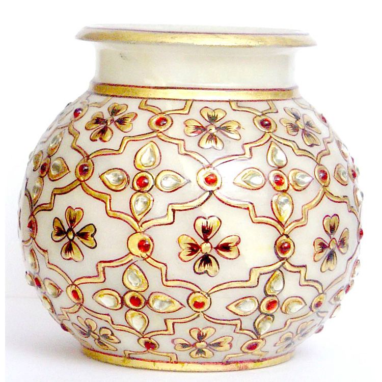 DECORATION  ITEMS - GOLD PAINTED
