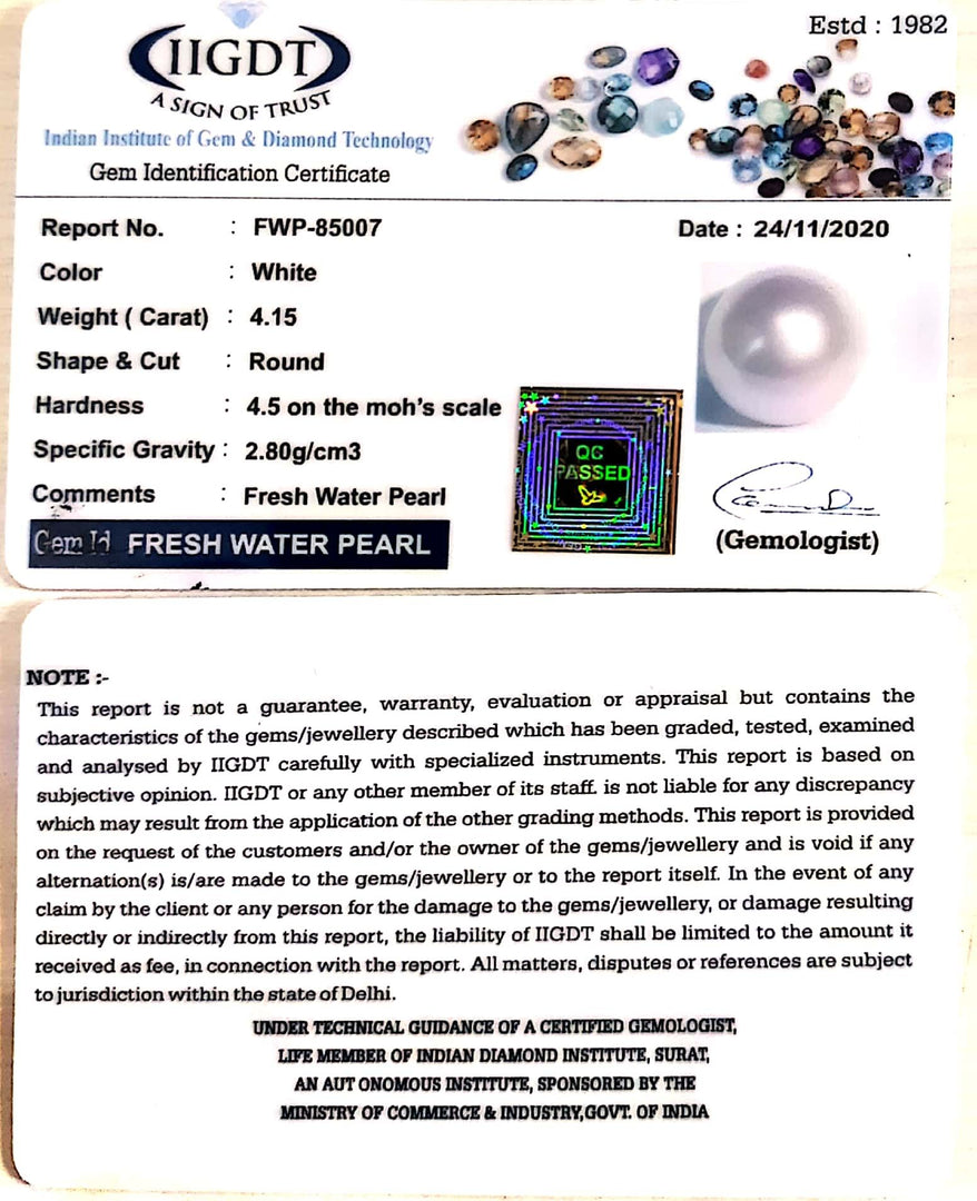 4.60 Ratti Fresh Water Pearl (277)