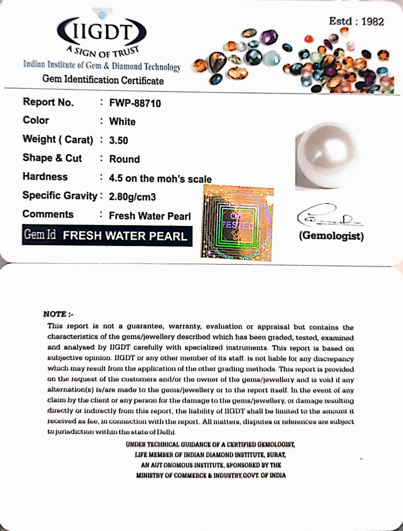3.50/CT Natura Fresh Water Pearl (277)