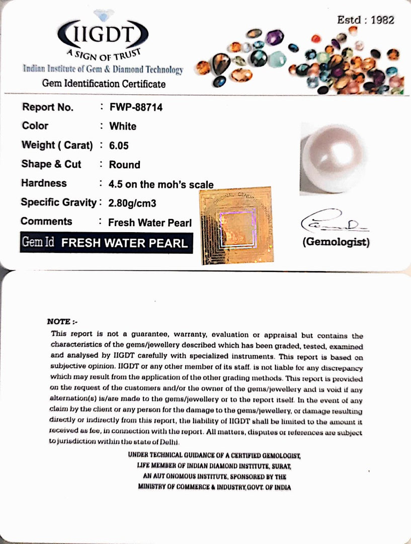 6.05/CT Natura Fresh Water Pearl (277)