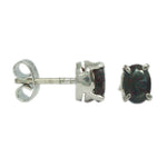 Load image into Gallery viewer, Silver Earring ONYX - ST05