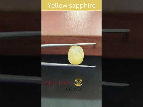 14.69/CT Natural Ceylonese Pukhraj with Govt Lab Certificate-(6771)