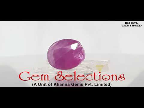 5.36  Ratti Natural New Burma Ruby with Govt. Lab Certificate (5661)