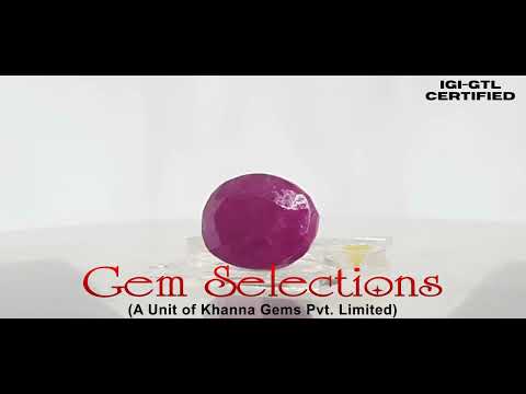 5.25 Ratti Natural New Burma Ruby with Govt. Lab Certificate (5661)