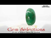 9.97 Ratti Natural Panna Stone With Govt. Lab Certificate  (3441)