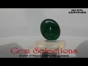 6.43 Ratti Natural Panna Stone With Govt. Lab Certificate  (3441)