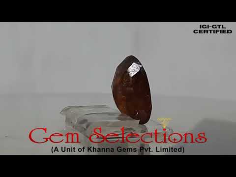 4.85 Ratti Natural Hessonite with Govt. Lab Certificate-(1221)