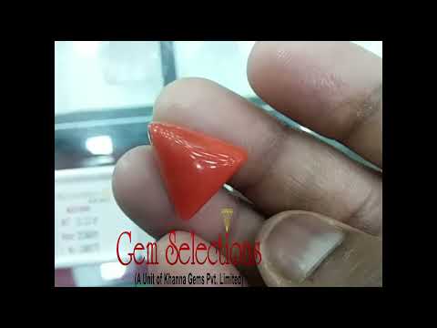 12.33 Ratti Natural italian Oval Moonga (2150)