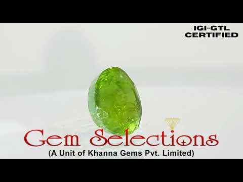 4.73 Ratti Natural Peridot With Govt.Lab Certificate-(4551)