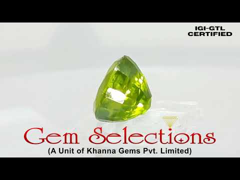 4.83 Ratti Natural Peridot With Govt.Lab Certificate-(4551)
