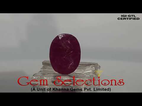 3.10 Ratti Natural New Burma Ruby with Govt. Lab Certificate-(7881)