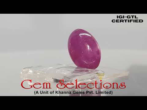 4.74 Ratti Natural Mozambique Ruby with Govt. Lab Certificate-(23310)