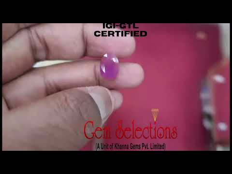 6.65 Ratti Natural New Burma Ruby with Govt Lab Certificate-(3441)