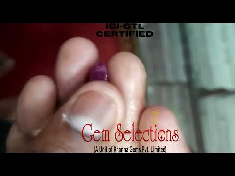 8.09 Ratti Natural Neo Burma Ruby with Govt. Lab Certificate-(3441)