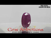 5.50 Ratti Natural New Burma Ruby with Govt. Lab Certificate-(4551)