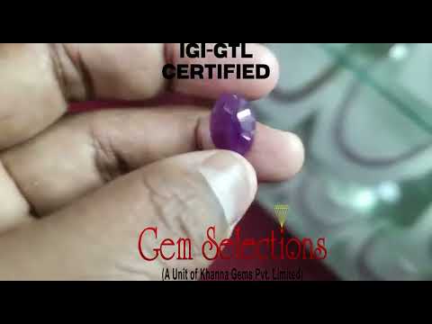 7.50 Ratti Natural Ruby with Govt Lab Certificate-(7881)