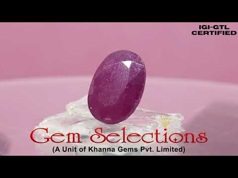 4.45 Ratti Natural Mozambique Ruby with Govt. Lab Certificate-(12210)