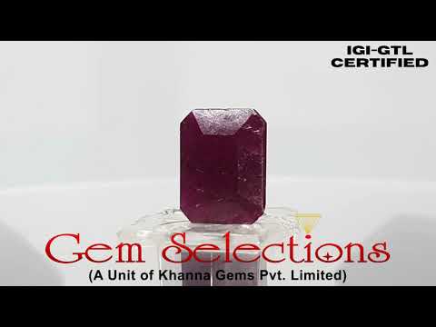 6.24 Ratti Natural New Burma Ruby with Govt. Lab Certificate-(4551)