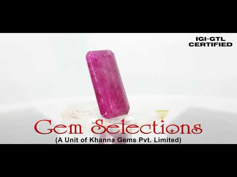 9.46 Ratti Natural new burma Ruby with Govt. Lab Certificate-(2331)