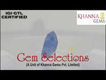 Load image into Gallery viewer, 6.63/Carat Natural Blue Sapphire with Govt Lab Certificate (6771)
