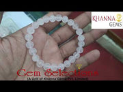 ROOSE QUARTZ BRACELET (SMALL BEADS)-900