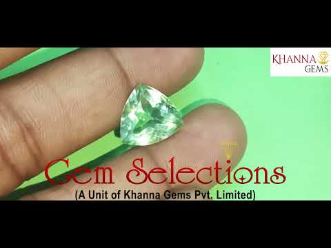 6.60/CT Natural Triangular Green Fluorite (850)