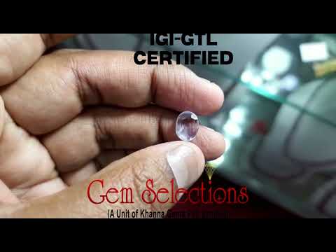3.60/CT Natural Neelam with Govt Lab Certificate-BLUSA9V